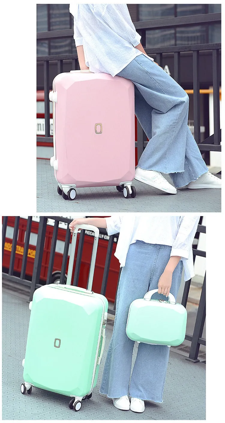 20 22 24 and 26 Inch ABS Rolling Luggage Suitcase for Men and Women