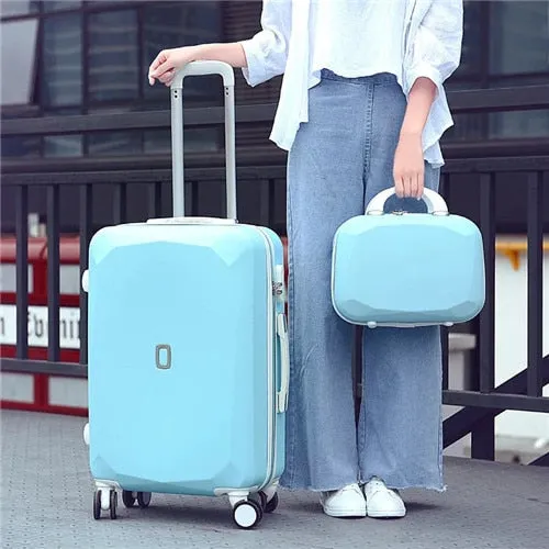 20 22 24 and 26 Inch ABS Rolling Luggage Suitcase for Men and Women