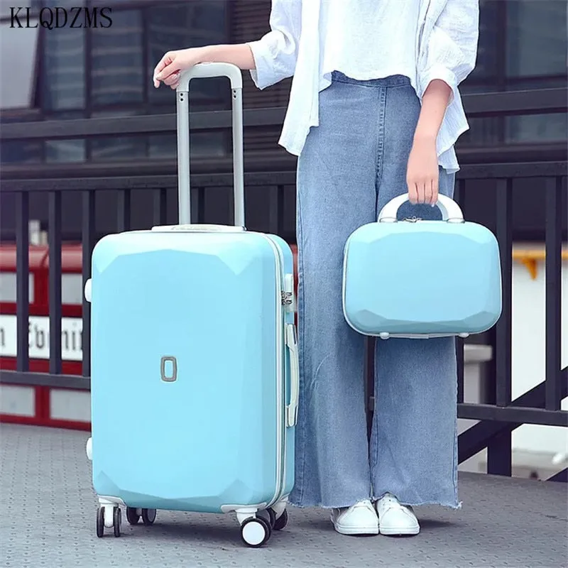 20 22 24 and 26 Inch ABS Rolling Luggage Suitcase for Men and Women