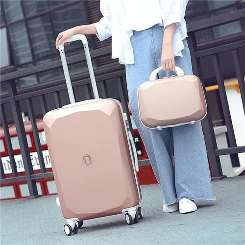 20 22 24 and 26 Inch ABS Rolling Luggage Suitcase for Men and Women