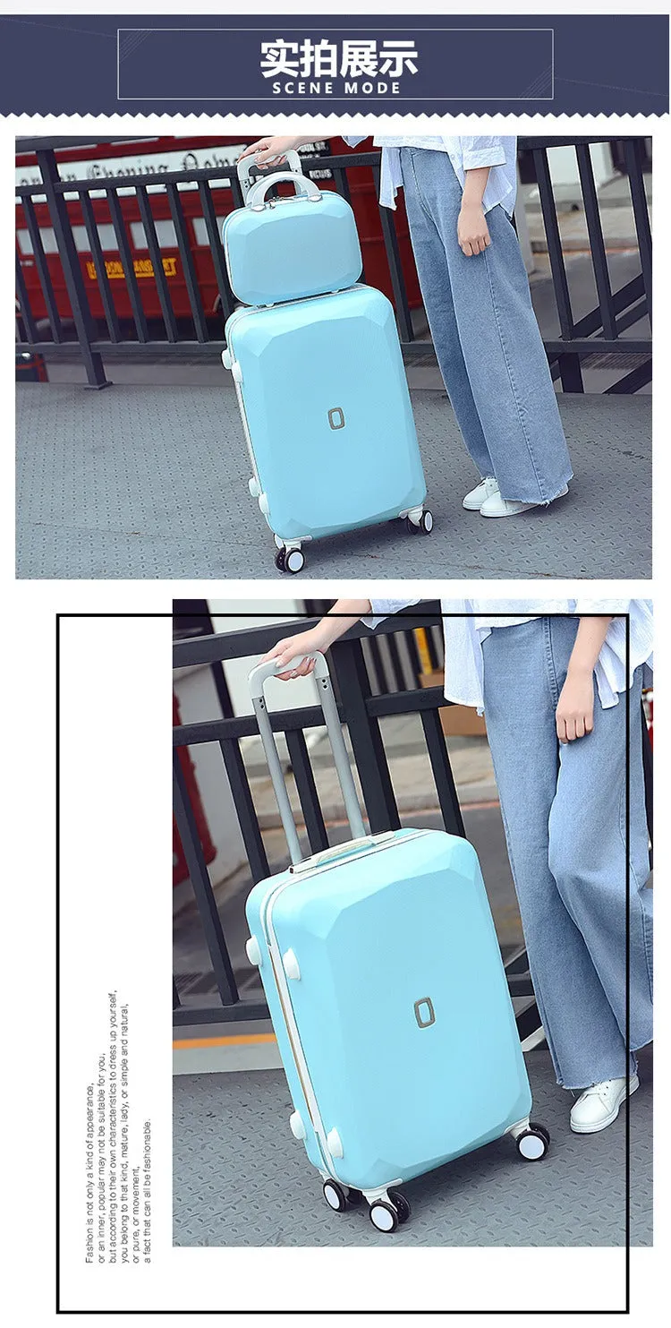 20 22 24 and 26 Inch ABS Rolling Luggage Suitcase for Men and Women