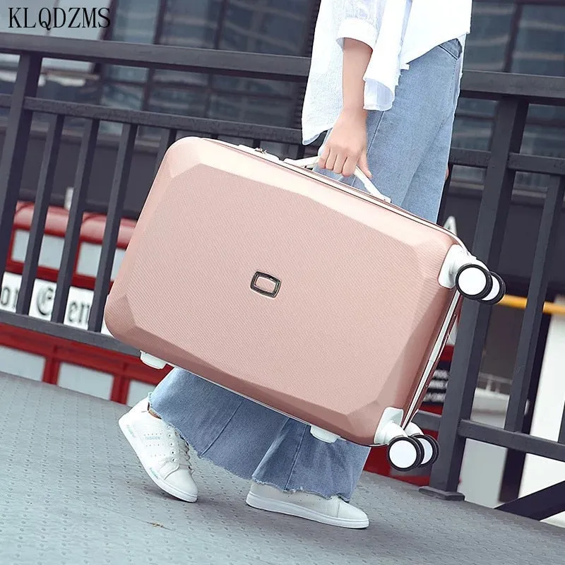 20 22 24 and 26 Inch ABS Rolling Luggage Suitcase for Men and Women