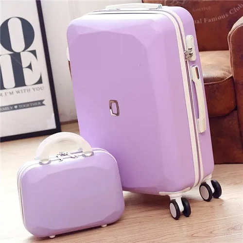 20 22 24 and 26 Inch ABS Rolling Luggage Suitcase for Men and Women