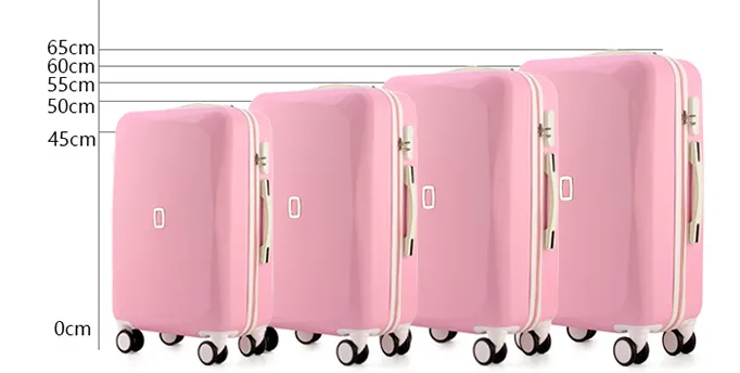 20 22 24 and 26 Inch ABS Rolling Luggage Suitcase for Men and Women