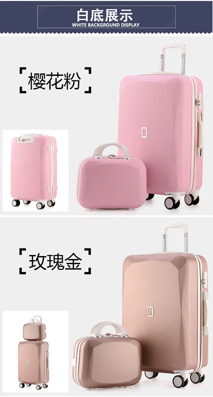 20 22 24 and 26 Inch ABS Rolling Luggage Suitcase for Men and Women