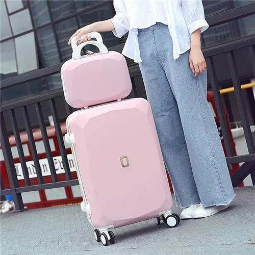 20 22 24 and 26 Inch ABS Rolling Luggage Suitcase for Men and Women