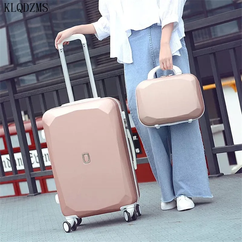 20 22 24 and 26 Inch ABS Rolling Luggage Suitcase for Men and Women