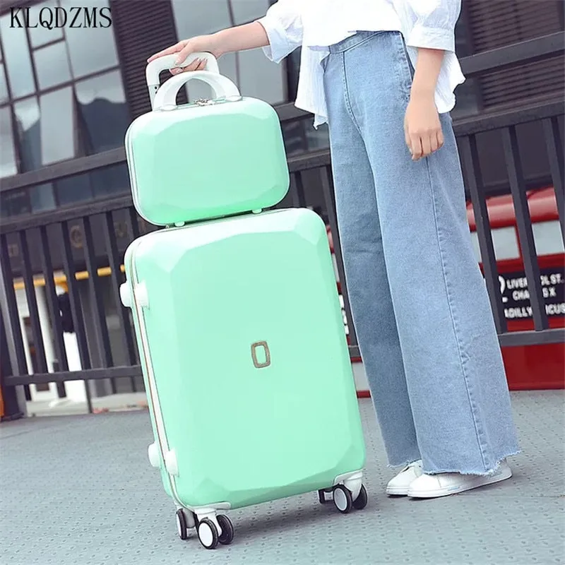 20 22 24 and 26 Inch ABS Rolling Luggage Suitcase for Men and Women