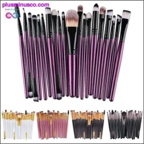 20Pcs Eye Makeup Brushes Set Cosmetic Kit