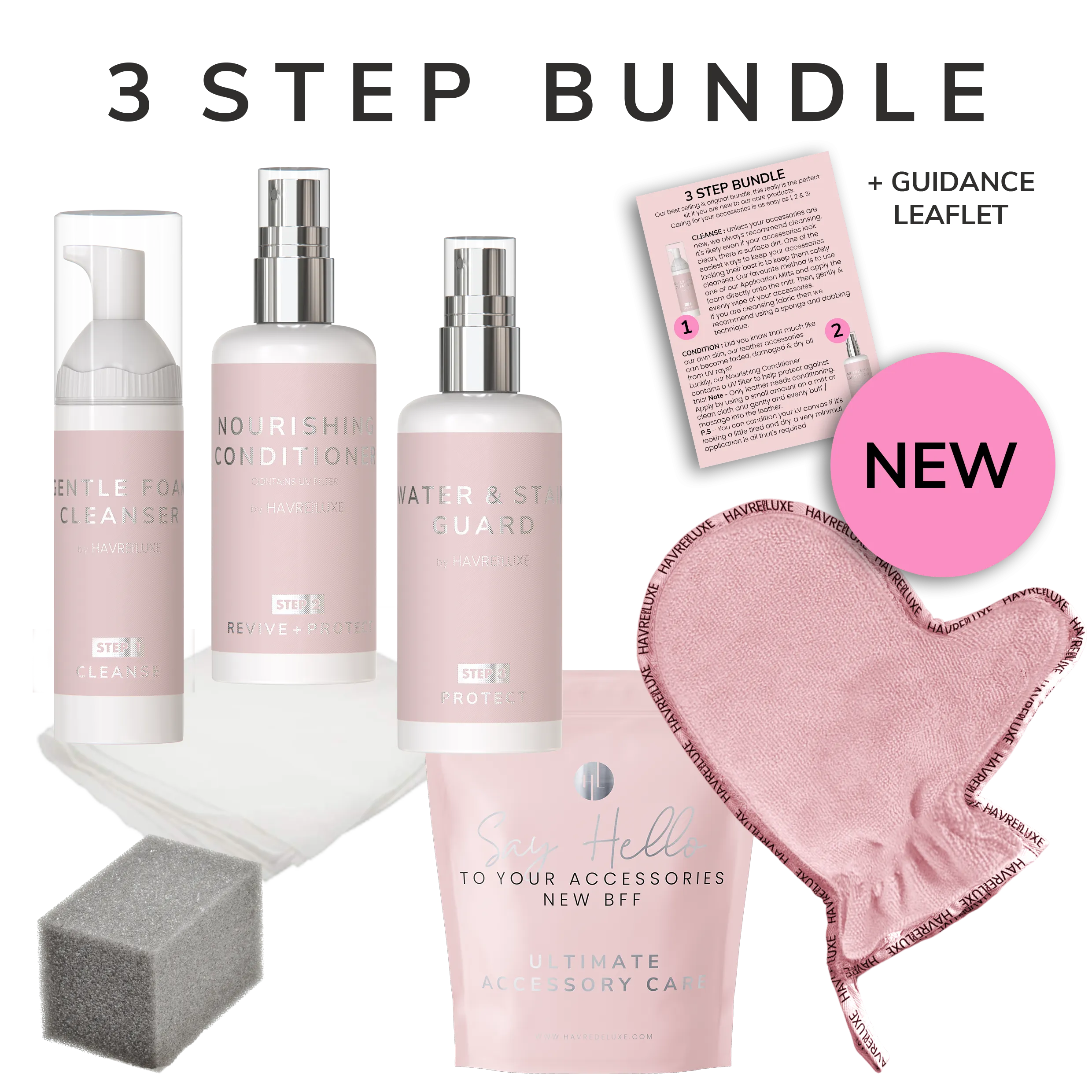 3-Step Handbag & Accessories Care Kit