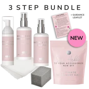 3-Step Handbag & Accessories Care Kit