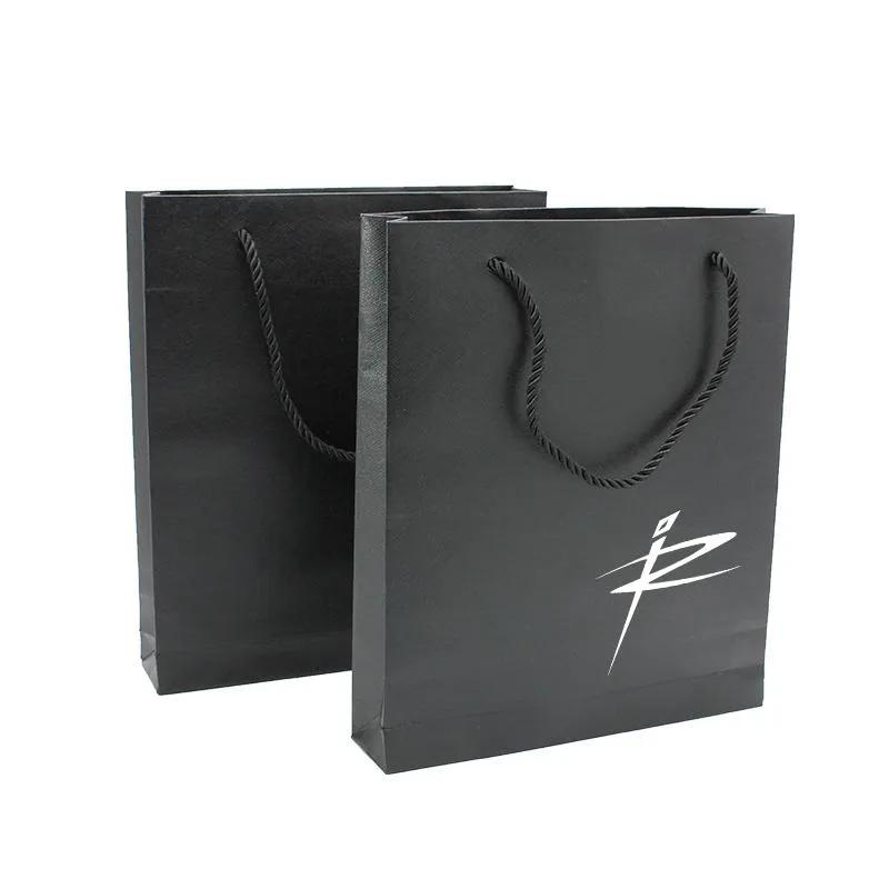 A5 Black Paper Bag