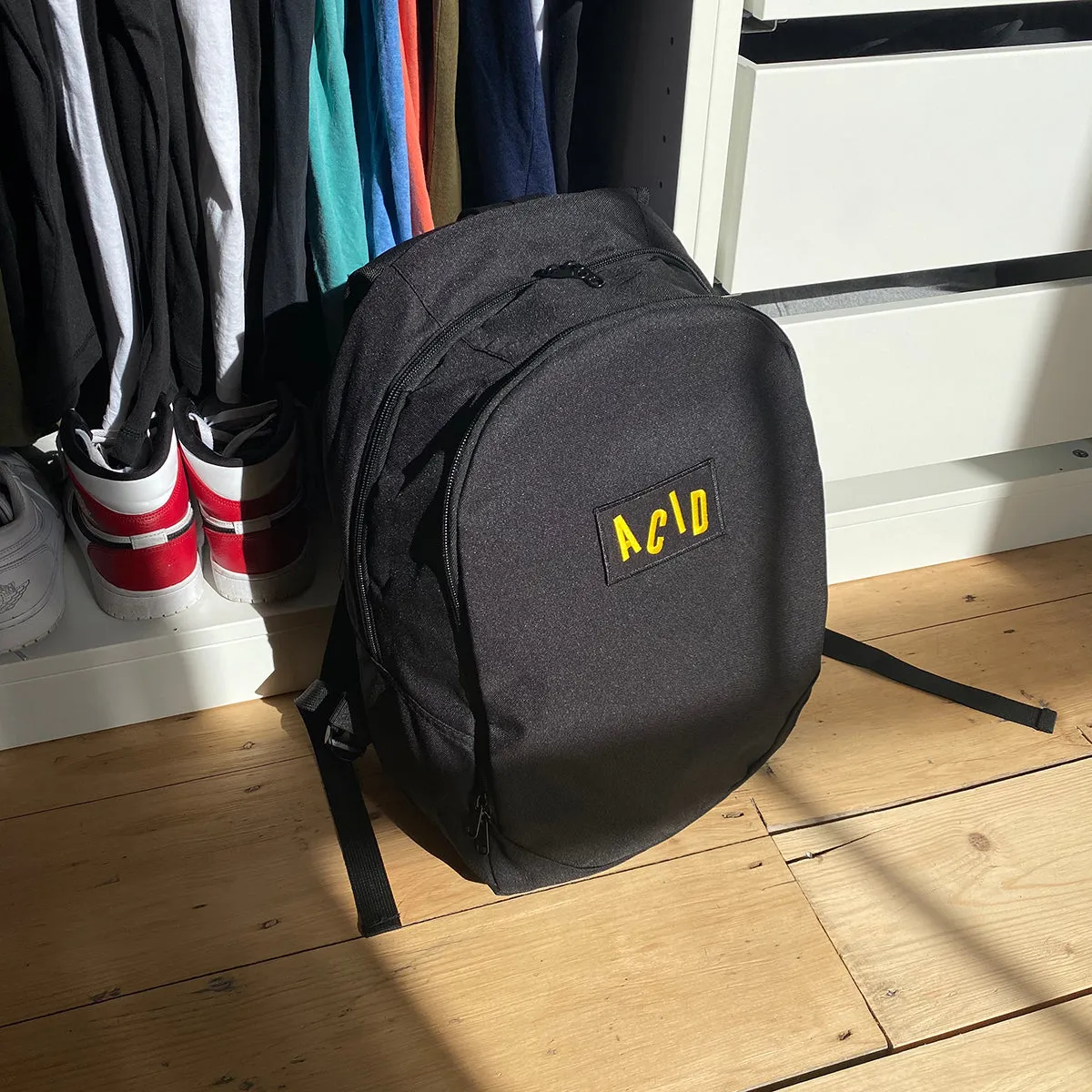 Acid Letter - Backpack - Black