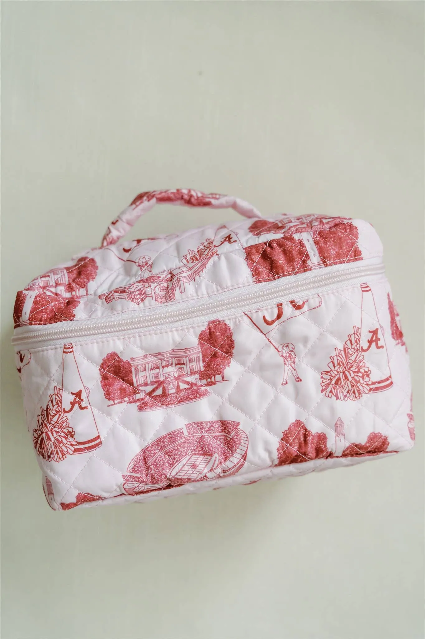 Stylish Alabama-Inspired Cosmetic Bag – Spacious Makeup Organizer with Vibrant Designs