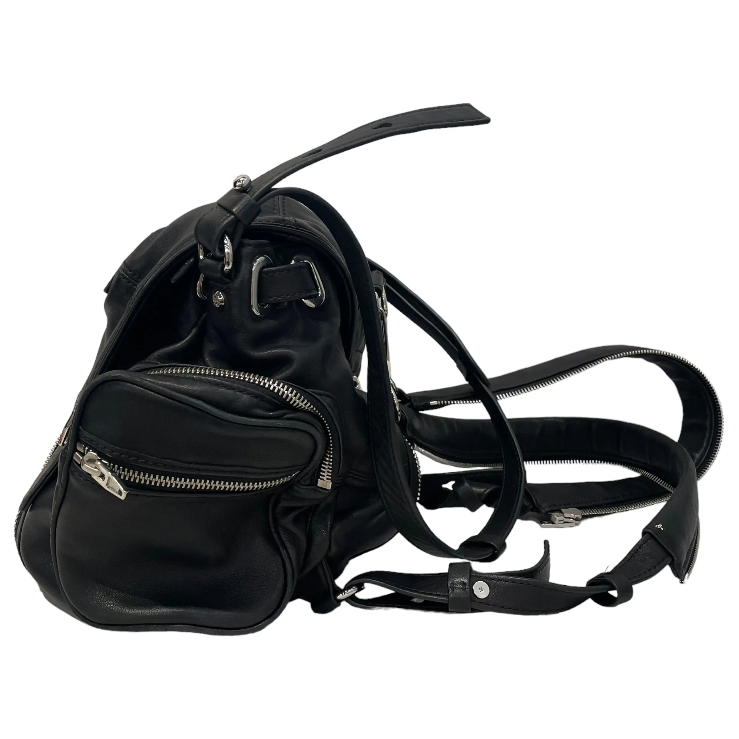 Alexander Wang/Backpack/Leather/BLK/