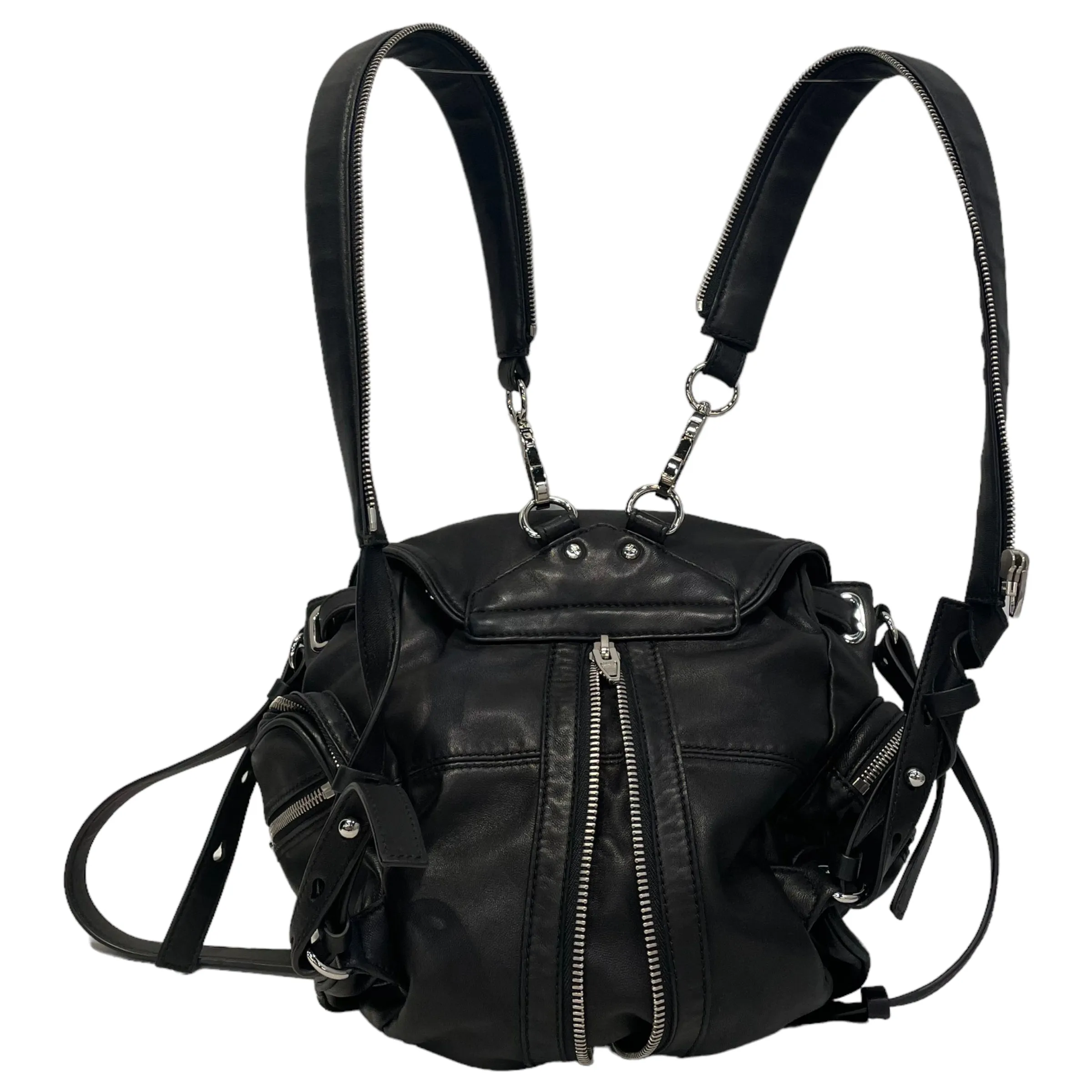 Alexander Wang/Backpack/Leather/BLK/