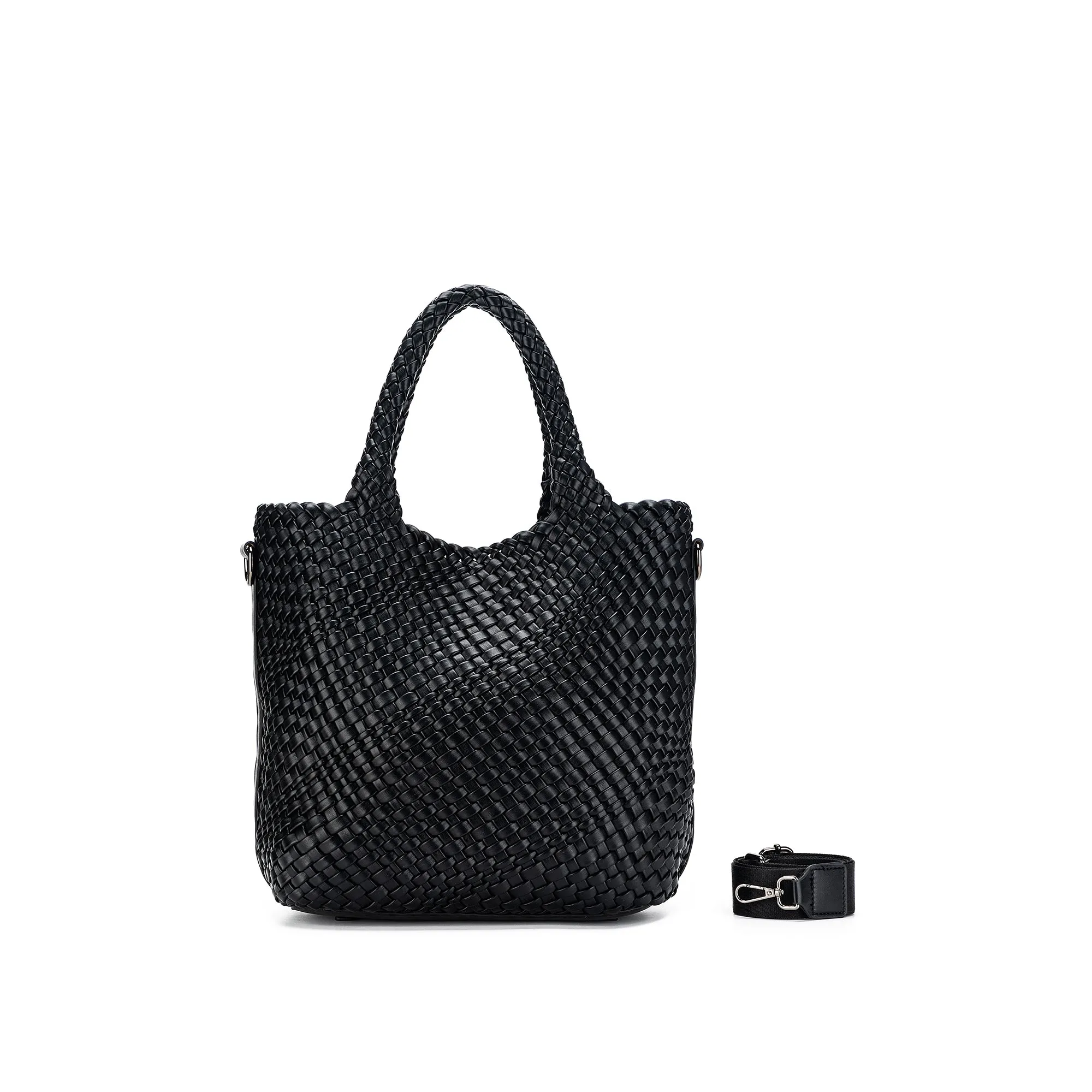 Amali Black 2 Piece Handbag Set