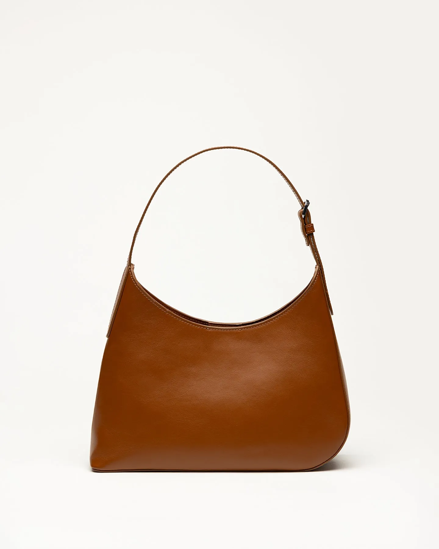 Arch Smooth Leather Shoulder Bag