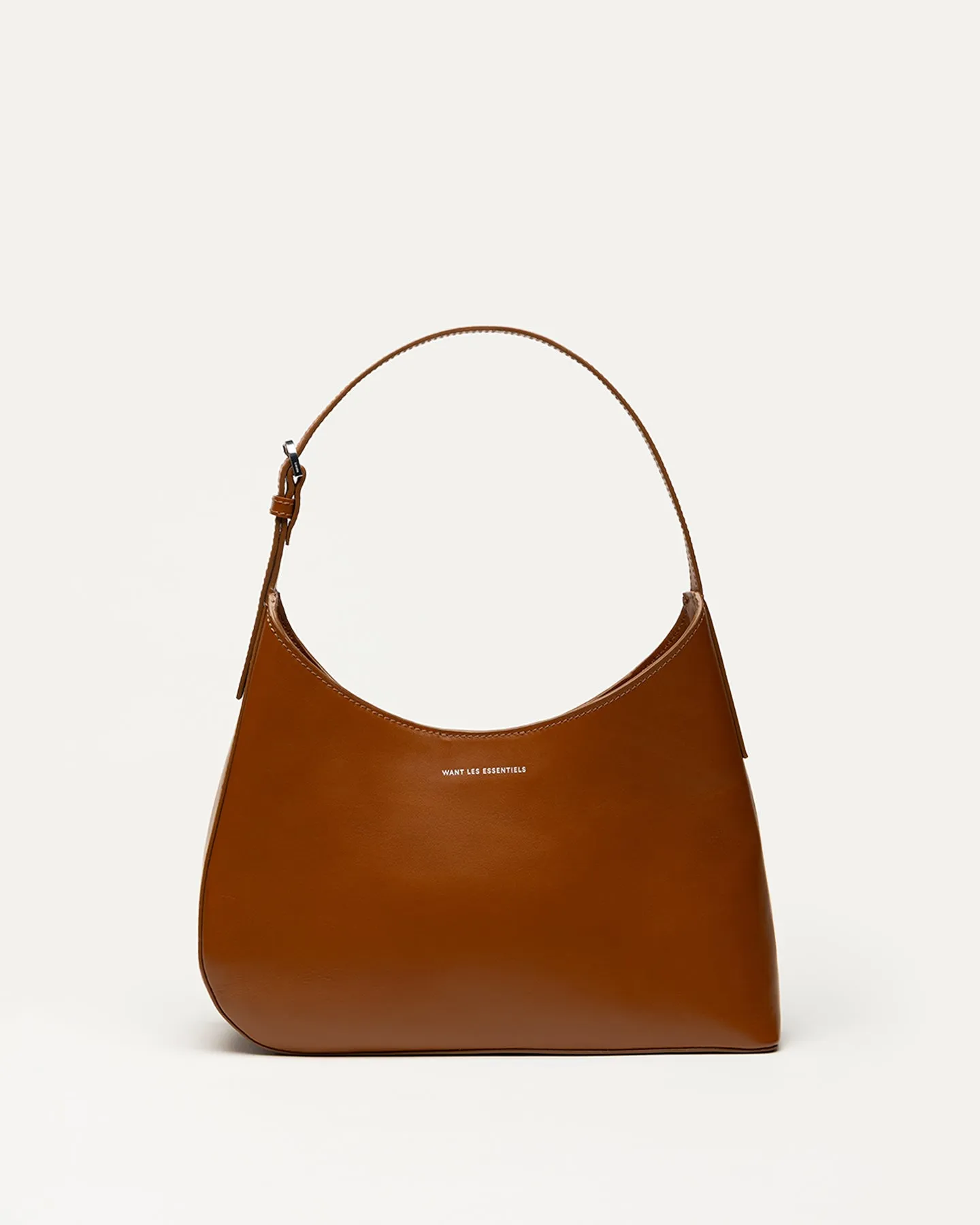 Arch Smooth Leather Shoulder Bag