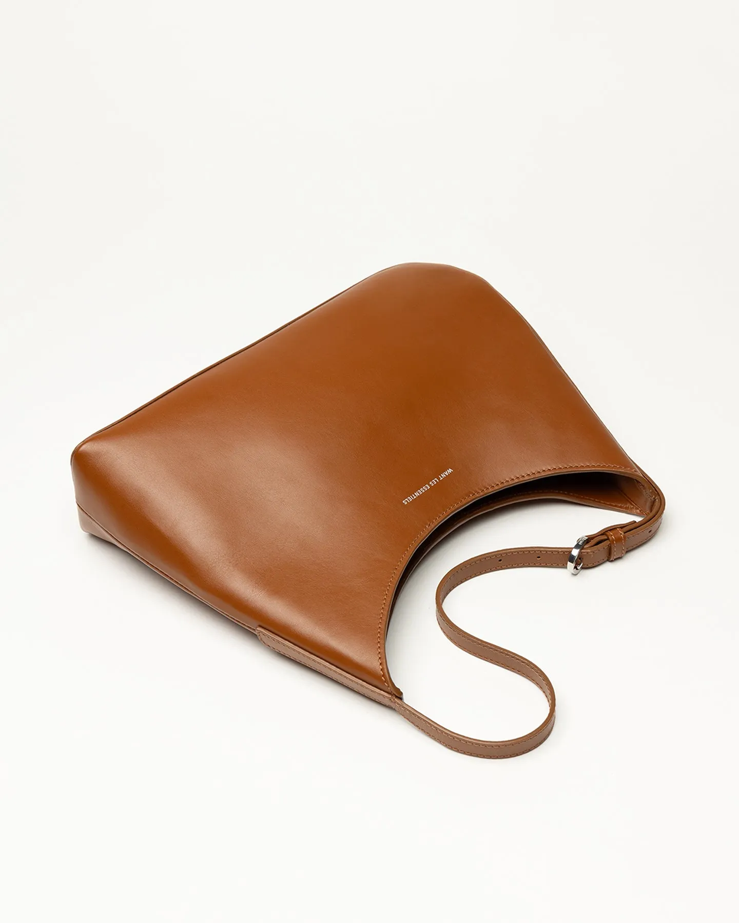 Arch Smooth Leather Shoulder Bag