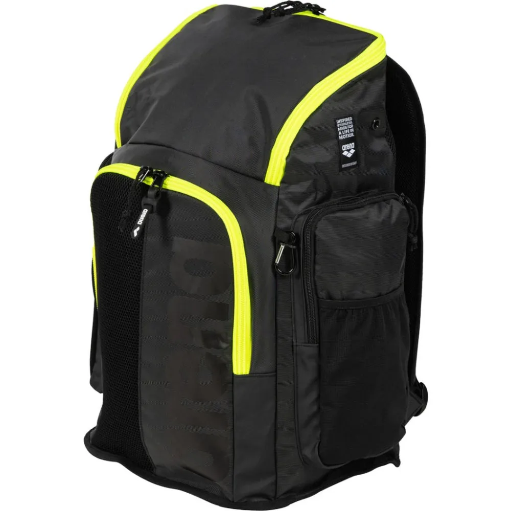 ARENA Spiky III Backpack 45 Backpack (Dark Smoke/Neon Yellow)