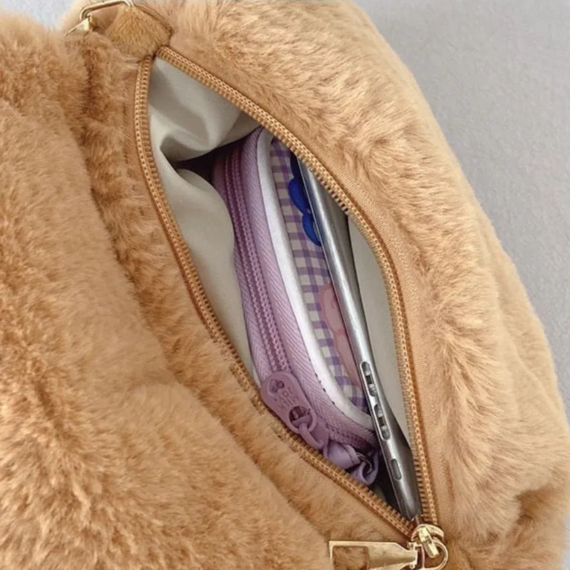 Baby Bear Fur Handbag