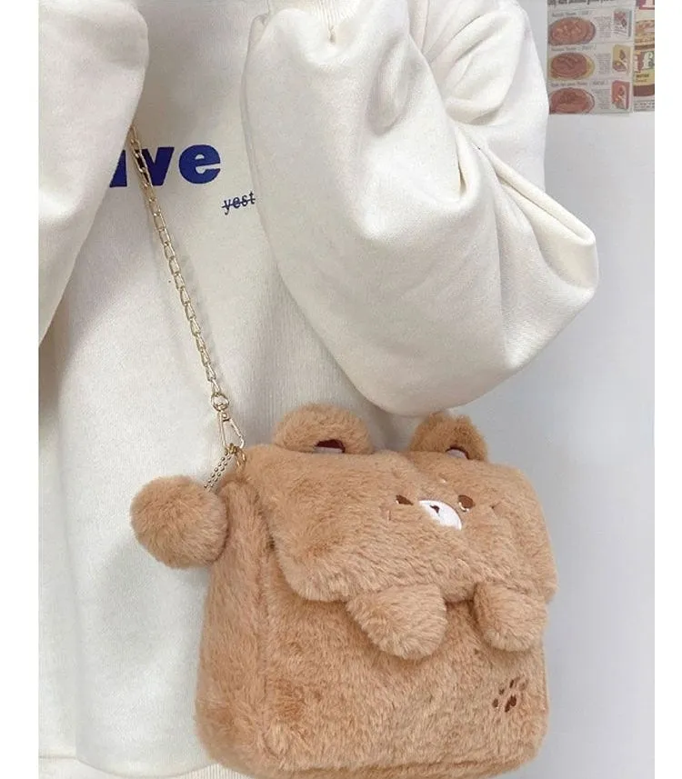 Baby Bear Fur Handbag