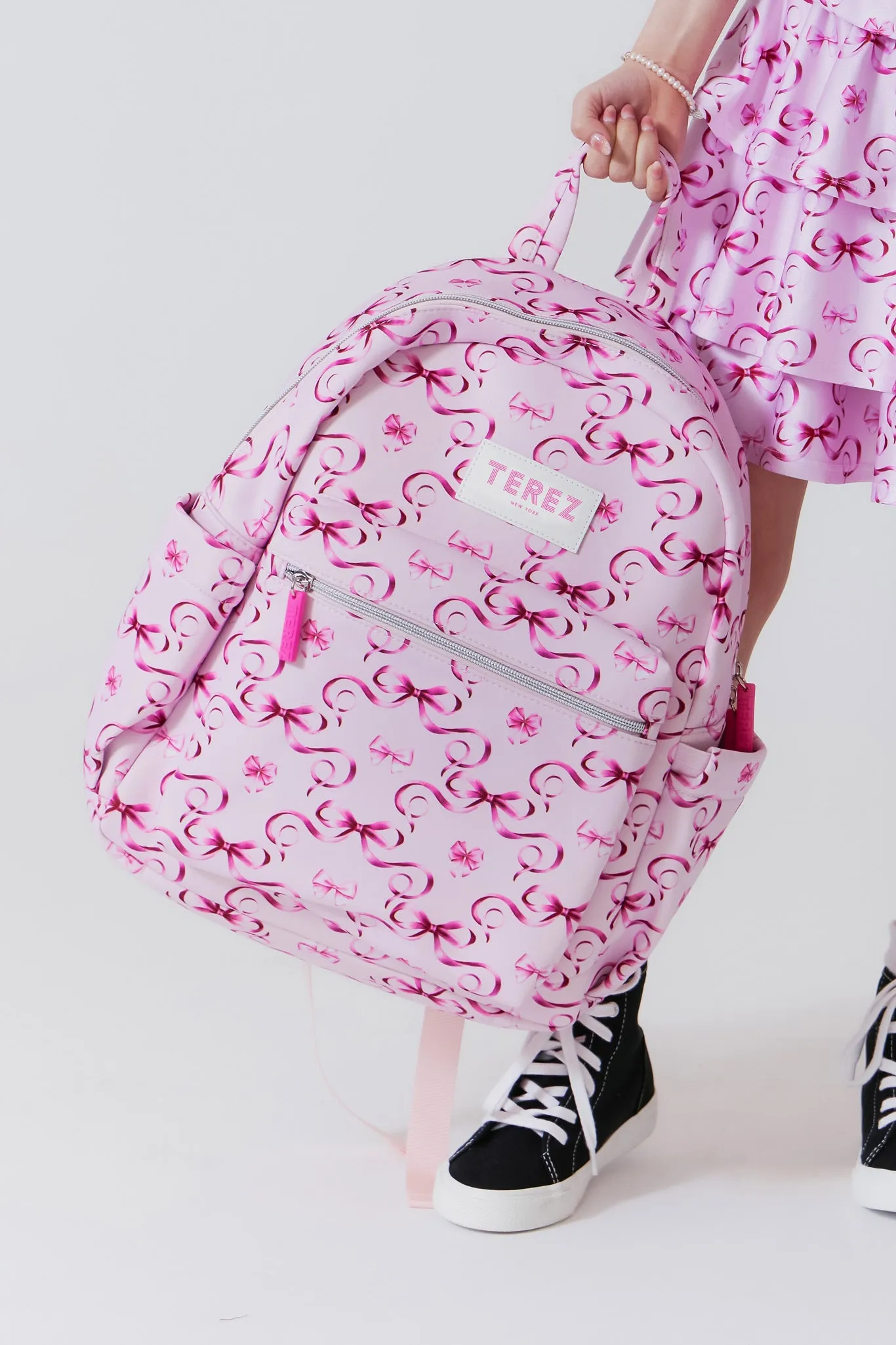 Backpack in Pink Bows