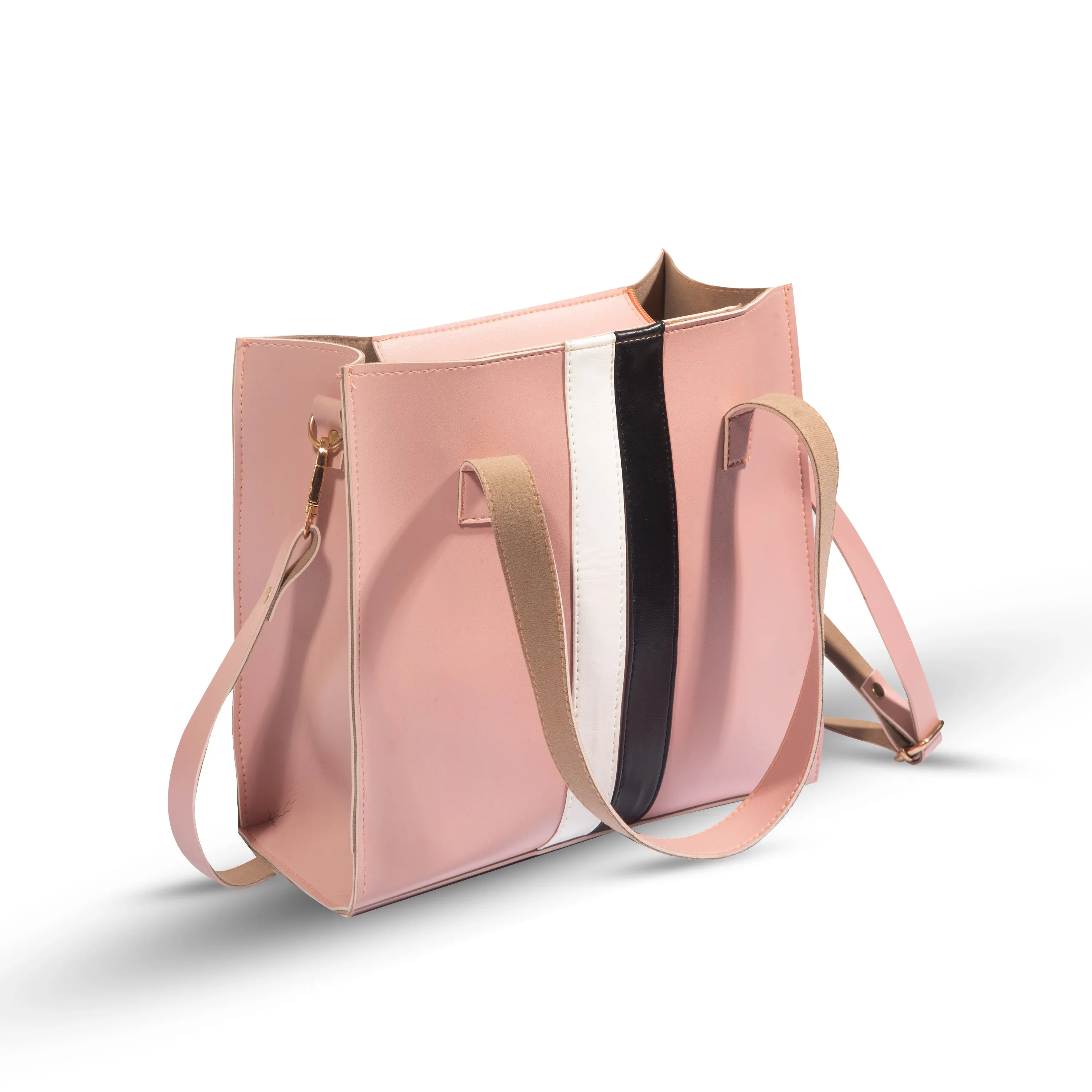 Baku 3Pcs shoulder bag pink