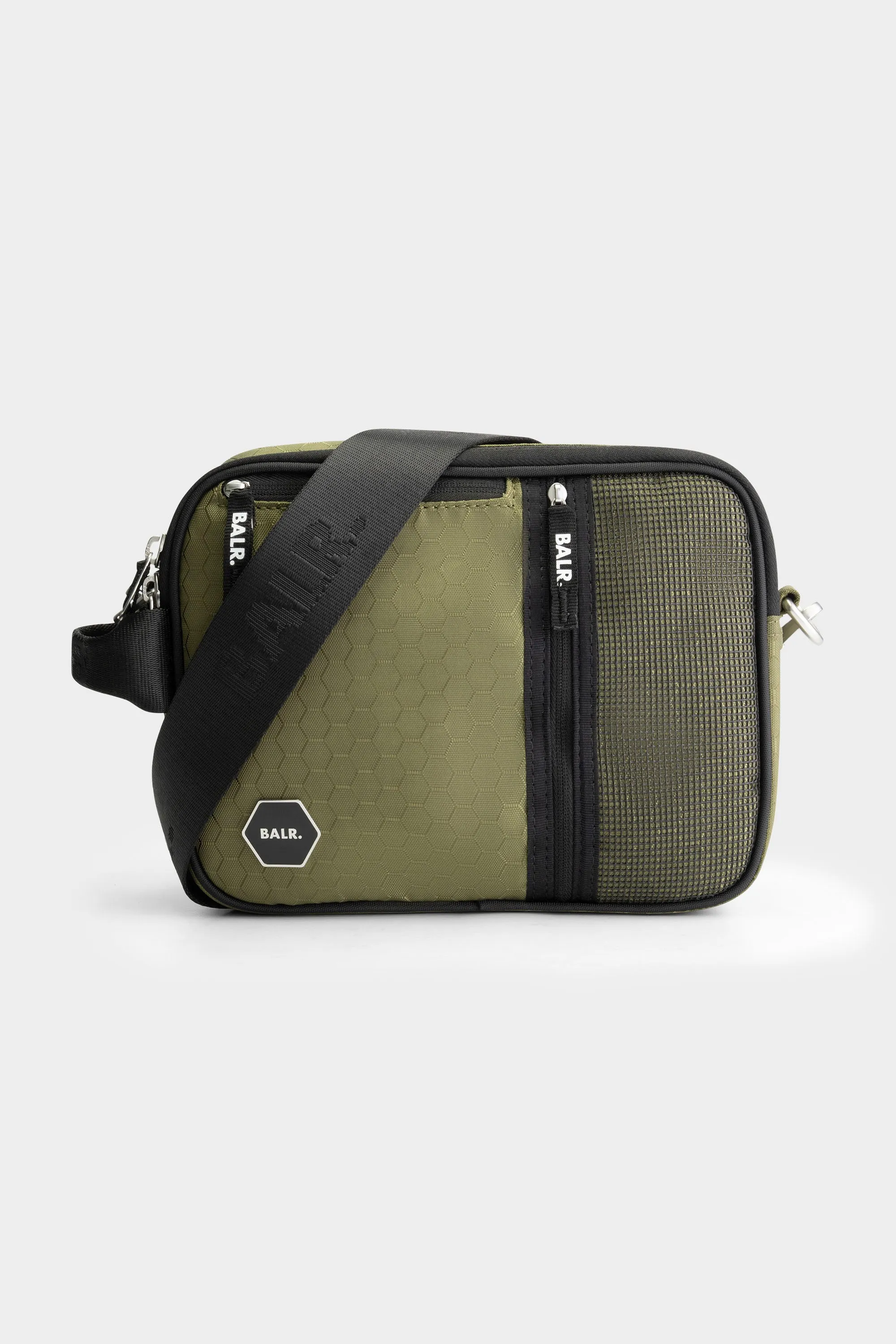 BALR. Hexagon Shoulder Bag Sphagnum