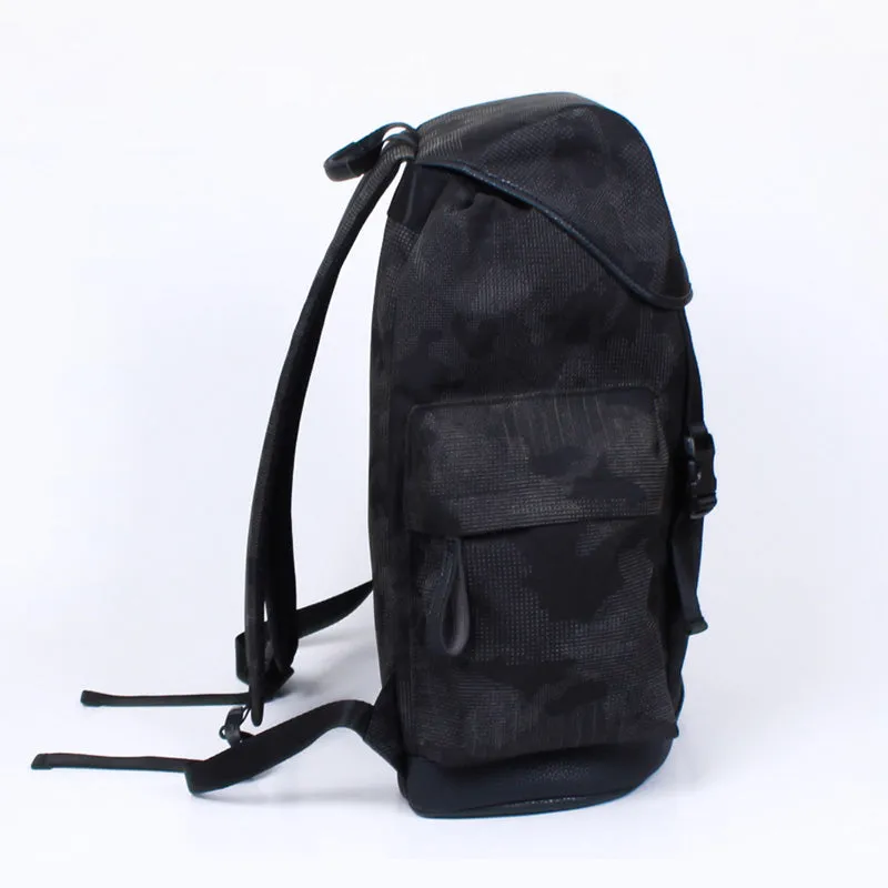 beat black camo backpack