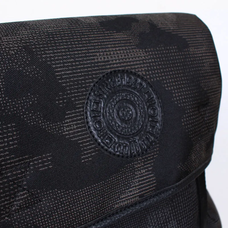 beat black camo backpack