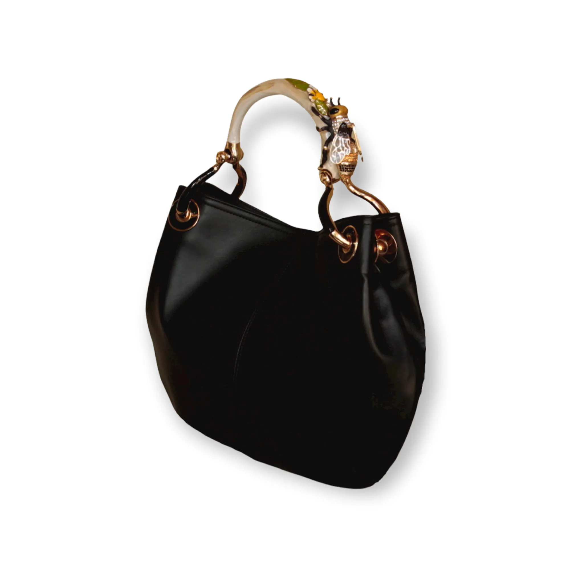 BEE SMALL HANDBAG  IN HIGHT QUALITY LEATHER