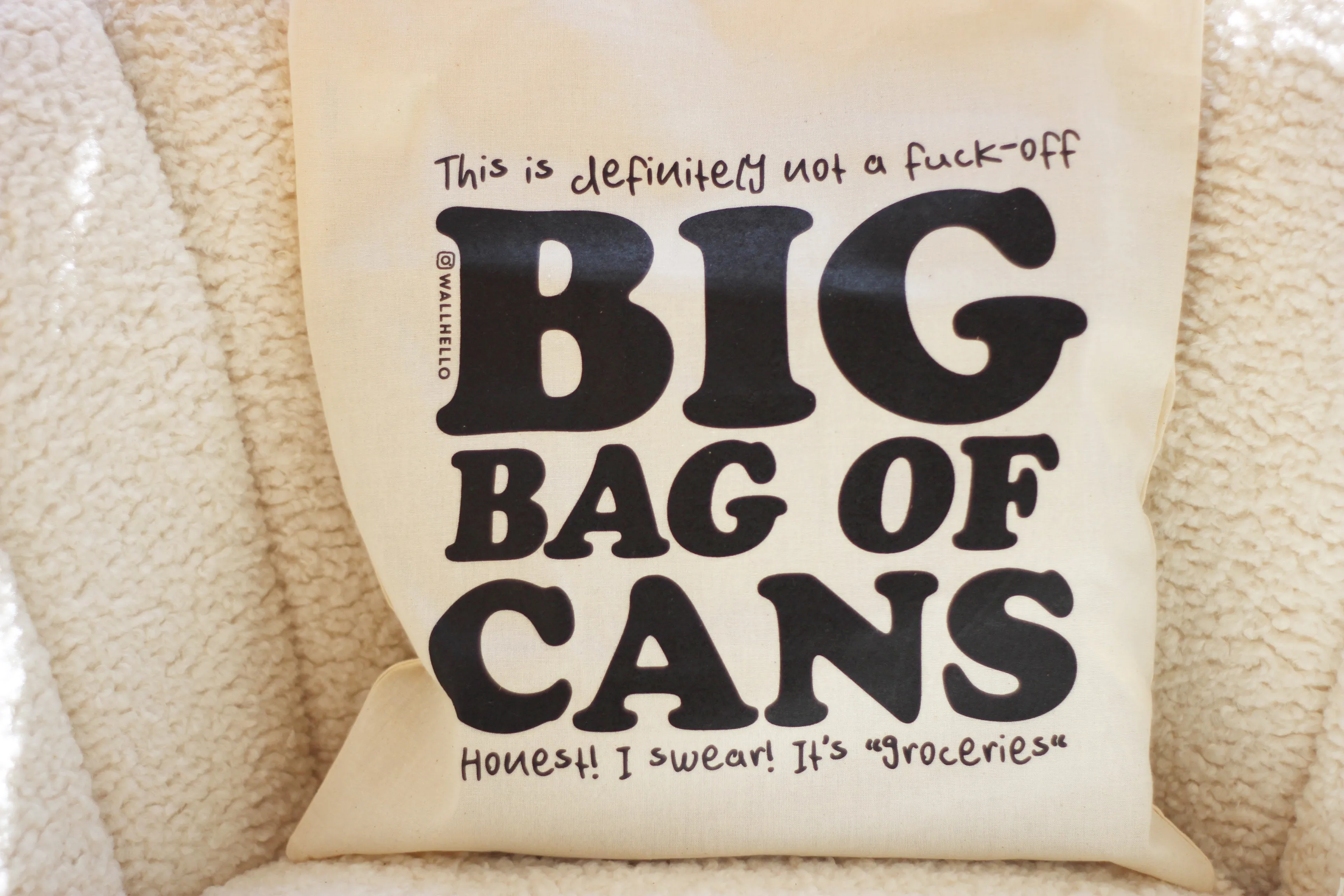 Big Bag of Cans Tote Bag