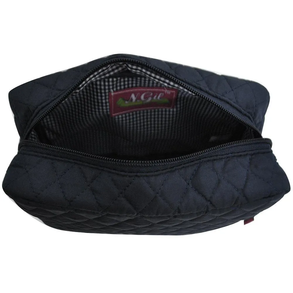 Black NGIL Large Cosmetic Travel Pouch