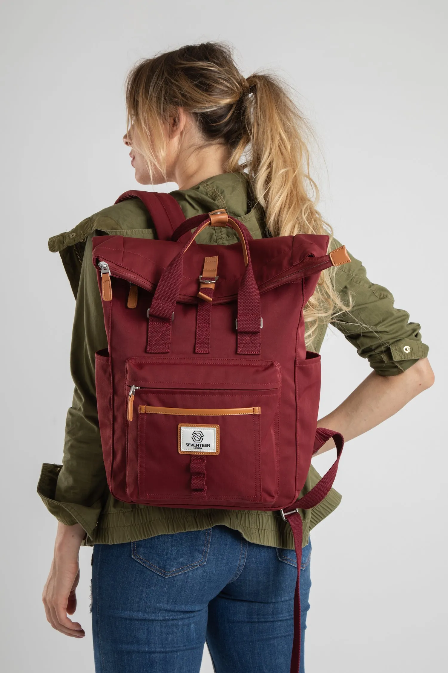 Canary Wharf Backpack - Burgundy