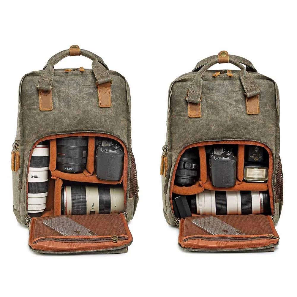 Canvas Camera Backpack