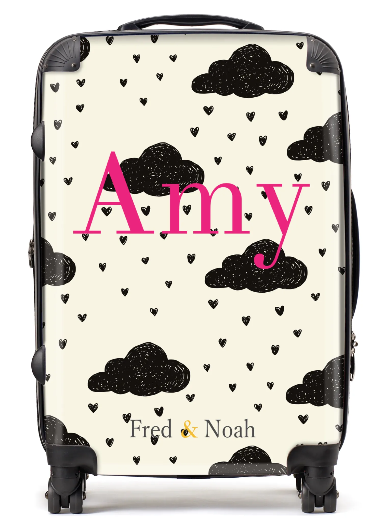 Cloud print personalised Suitcase