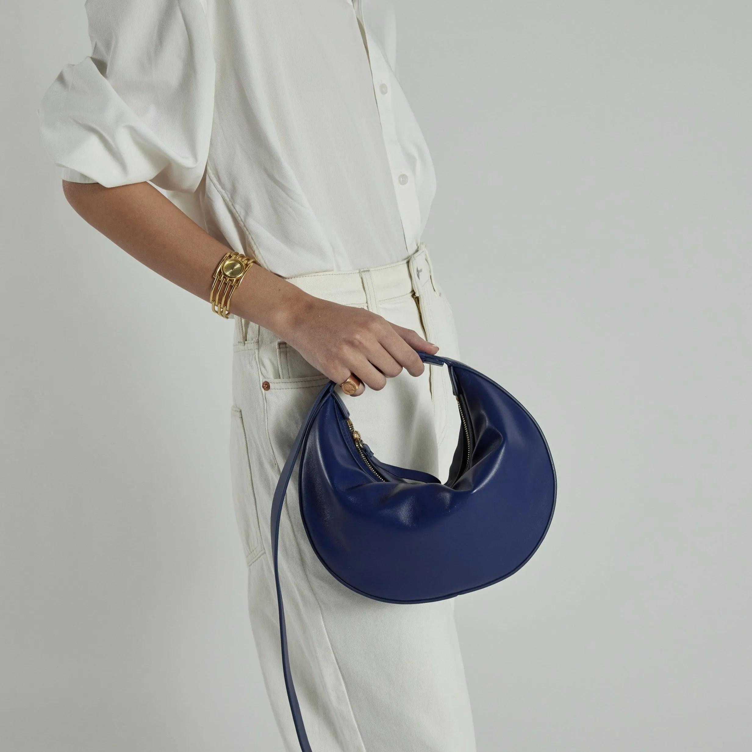 Cookie 28 Lamb Lapis Shoulder Bag