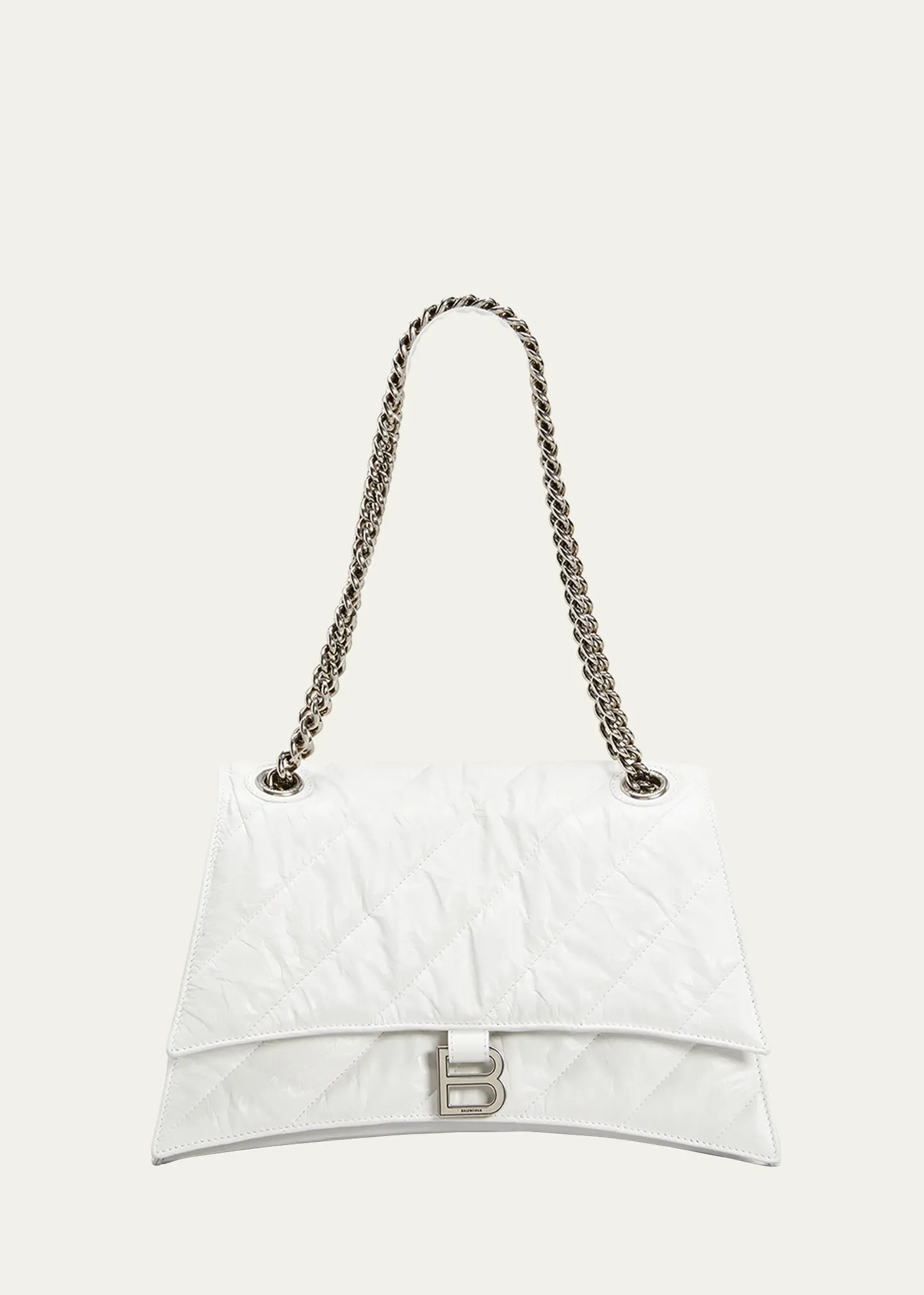 Crush Medium Quilted Chain Shoulder Bag