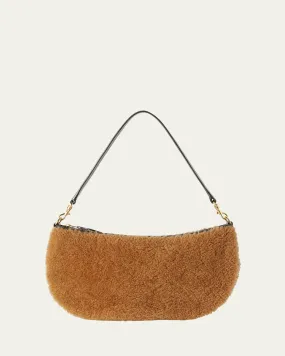 Curly Shearling Shoulder Bag