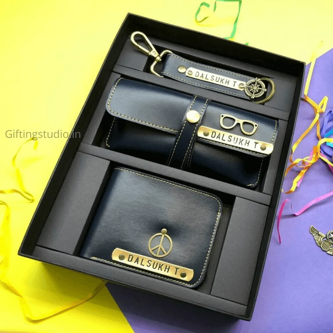 Customized Men's Wallet Combo - Wallet Combo Set