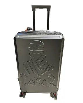 Dakar Desert 65cm Expandable Medium Trolley Suitcase | Black