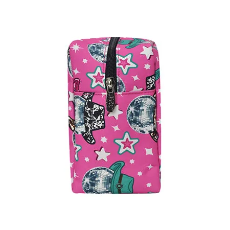 Disco Cowgirl NGIL Large Cosmetic Travel Pouch