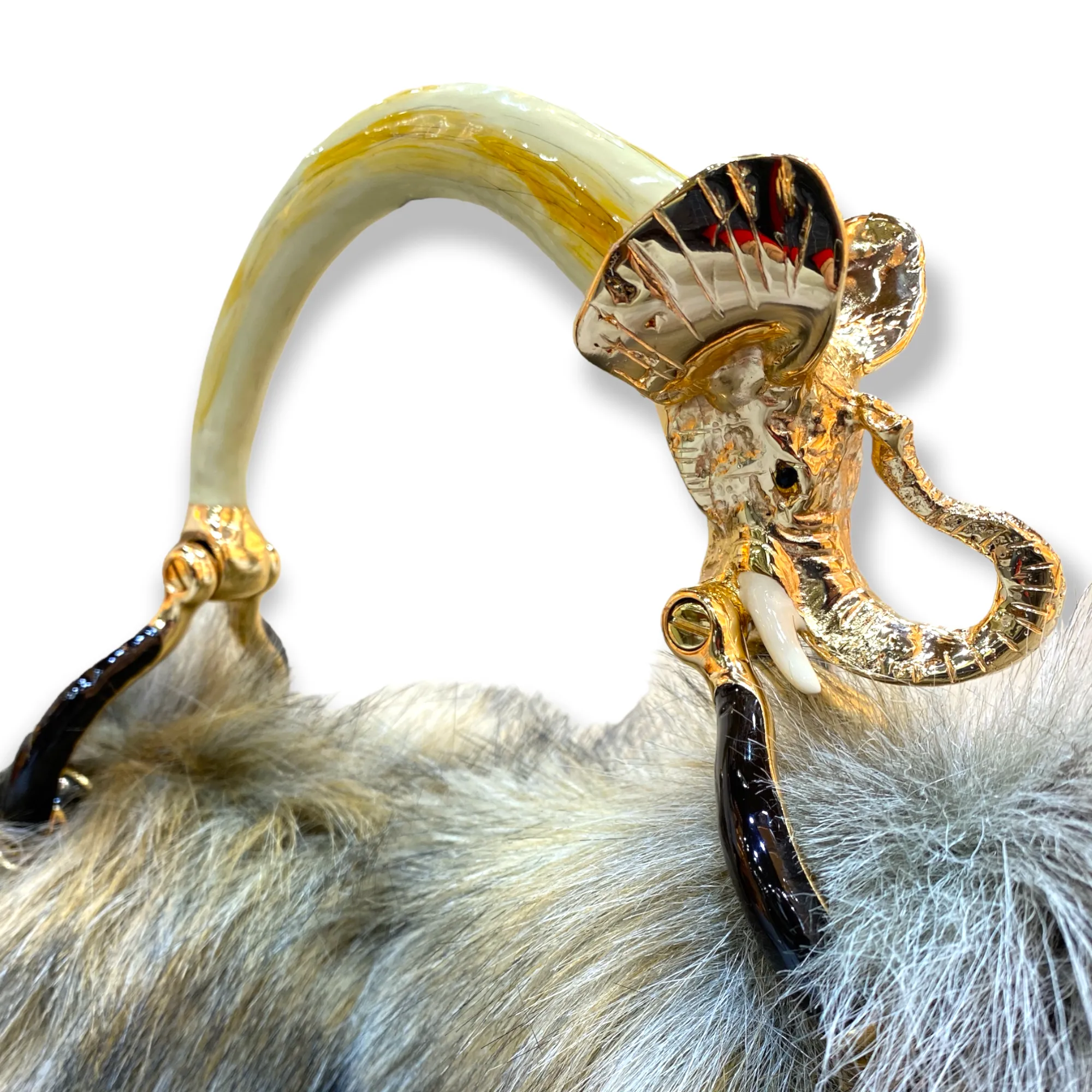 ELEPHANT SMALL HANDBAG  IN HIGHT QUALITY FAUX FUR