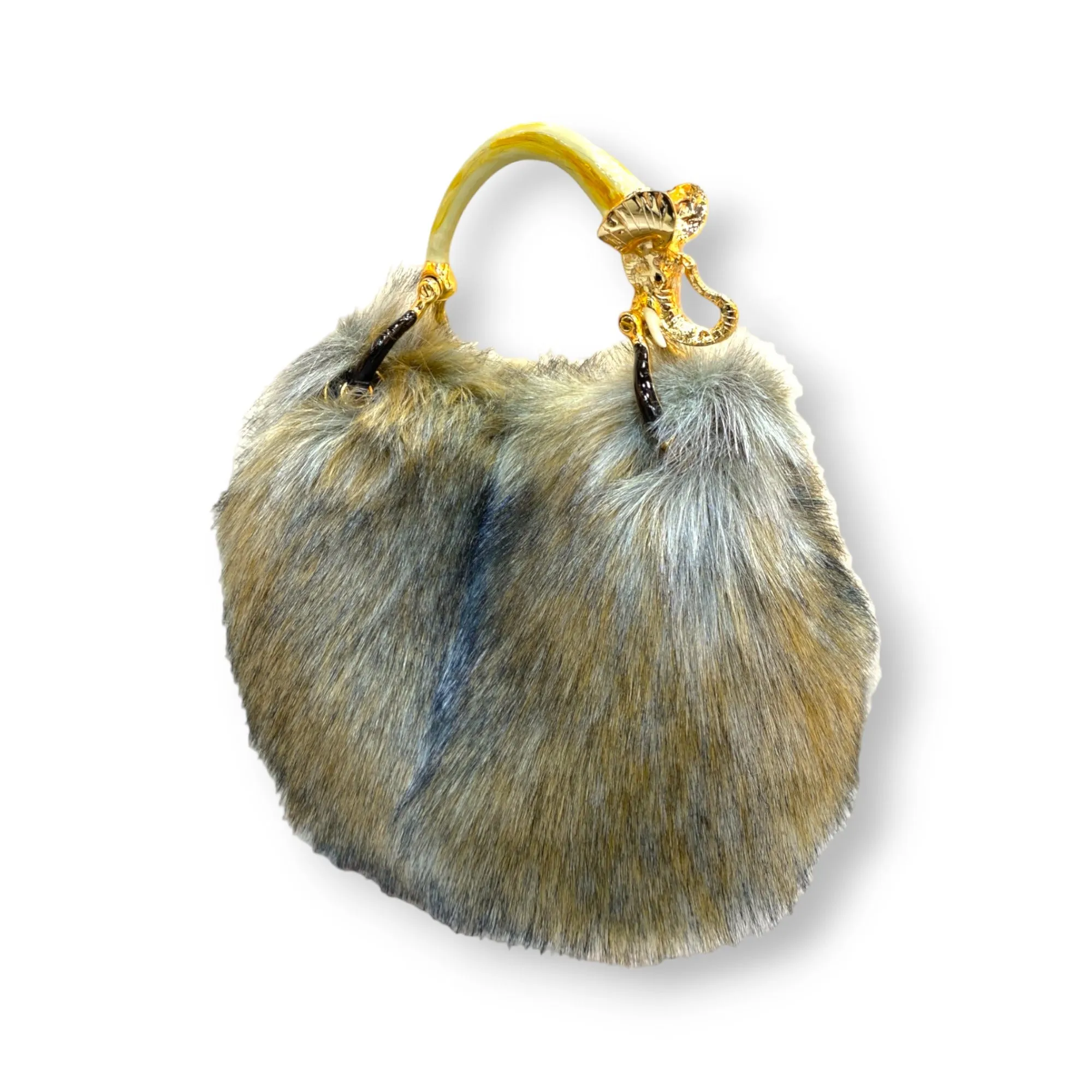 ELEPHANT SMALL HANDBAG  IN HIGHT QUALITY FAUX FUR