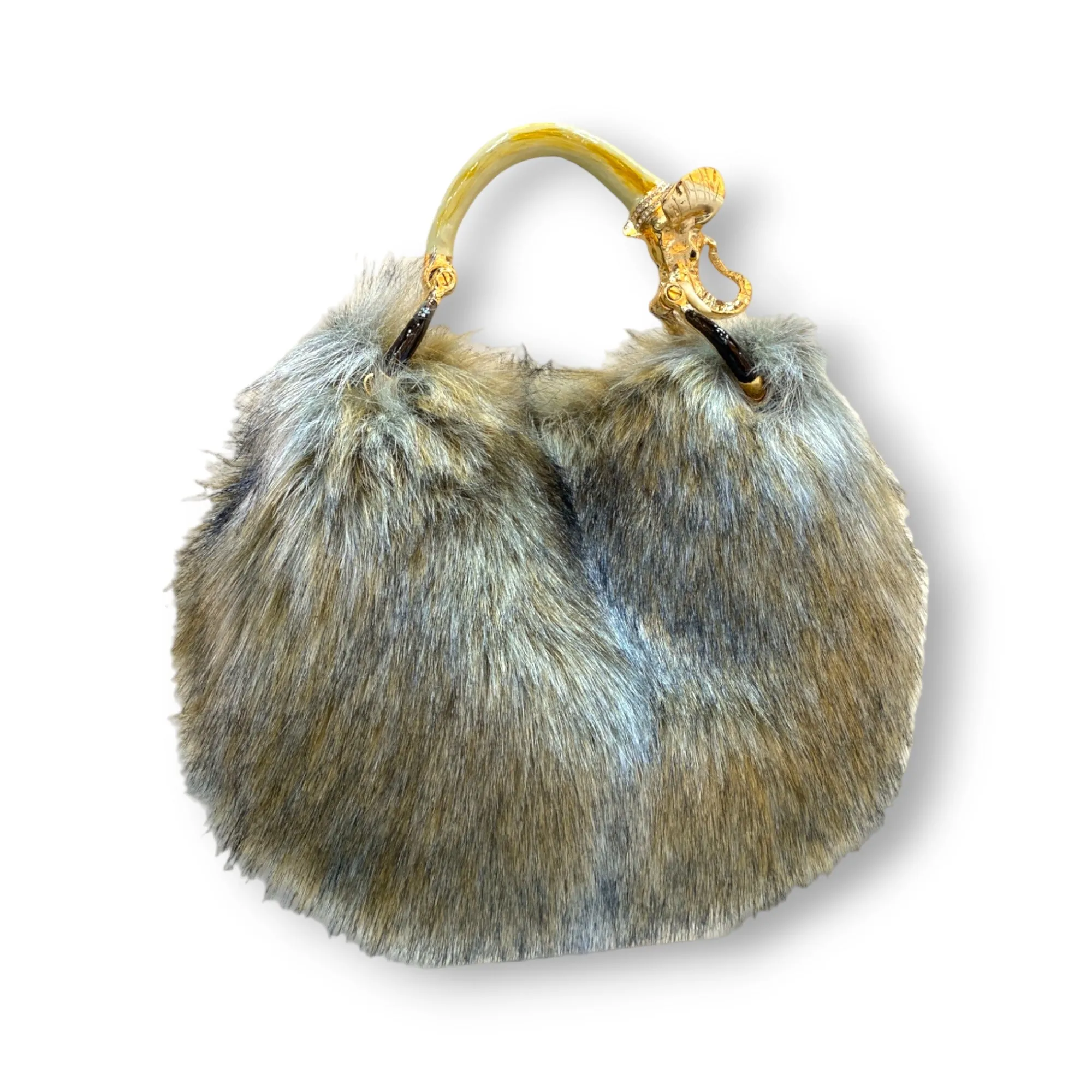 ELEPHANT SMALL HANDBAG  IN HIGHT QUALITY FAUX FUR