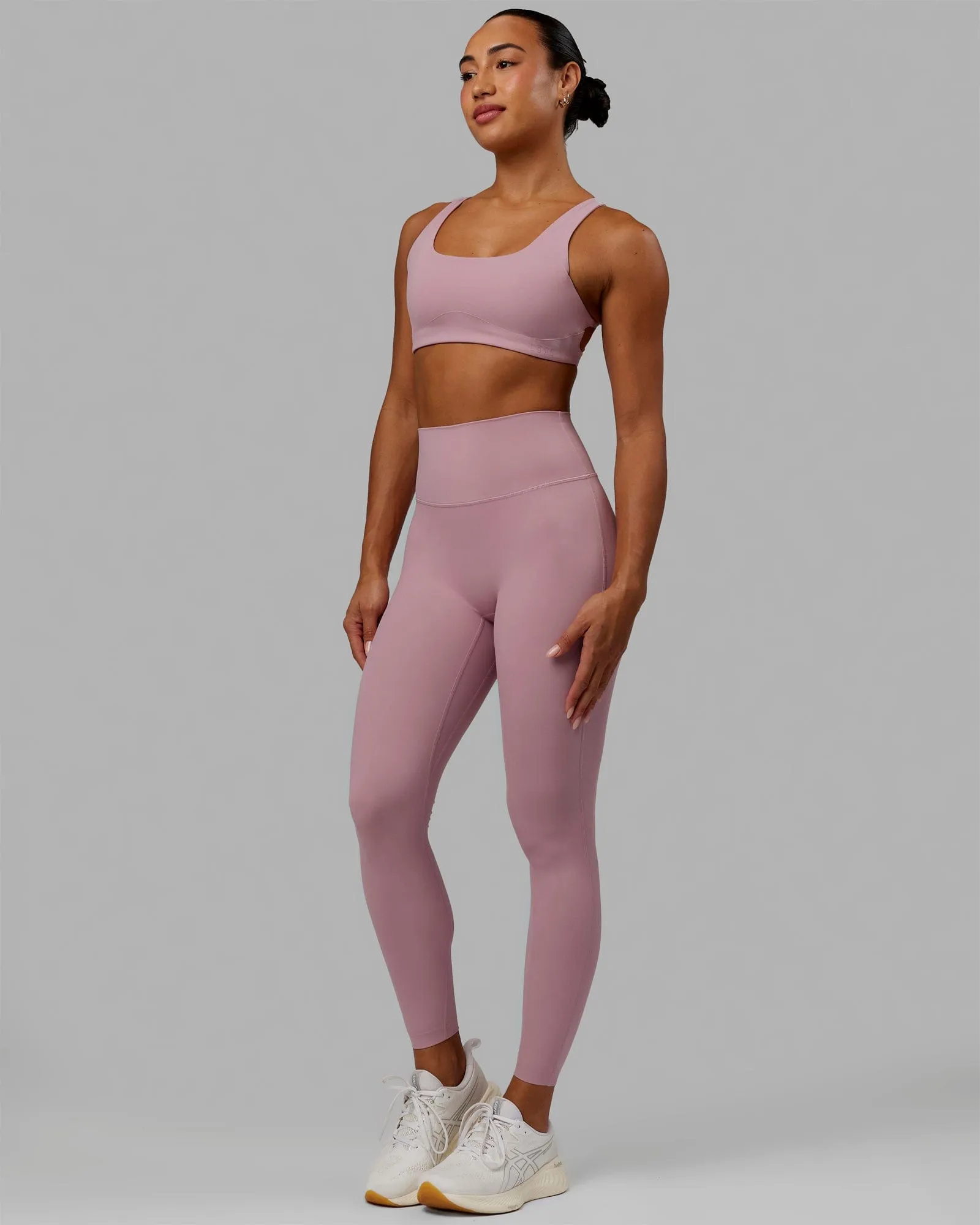 Elixir Full Length Leggings - Cosmetic Pink