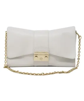 Furla Bone White Metropolis Remix Shoulder Bag