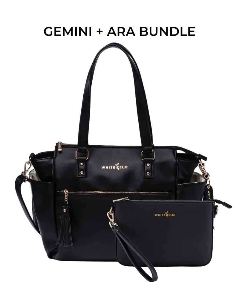 Gemini Convertible Backpack - Black